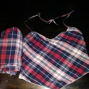 Tommy Hilfiger Crop Top and Shorts